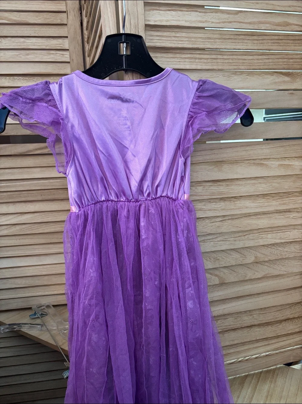 Disney Purple Rapunzel Princess Dress Costume with Pink Trim 4/5